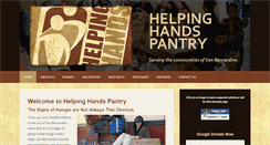 Desktop Screenshot of helpinghandspantry.org